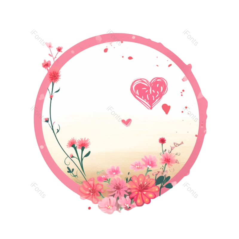 花卉插画图片,花朵插画元素,PNG,免抠素材